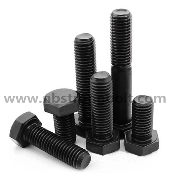 DIN931 HEX BOLT BLACK