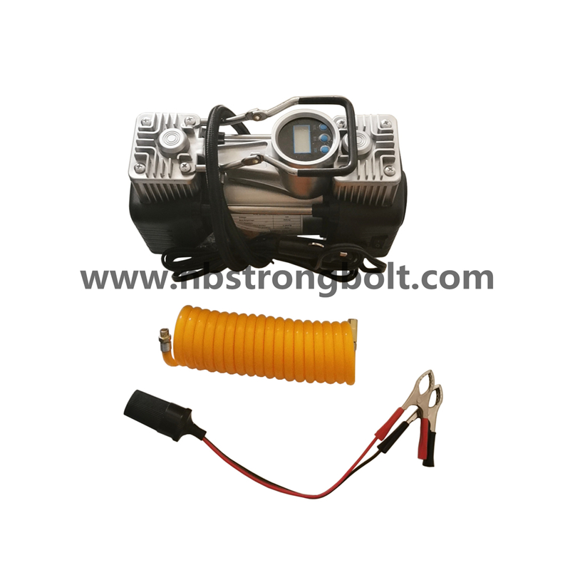Digital tire inflator pump