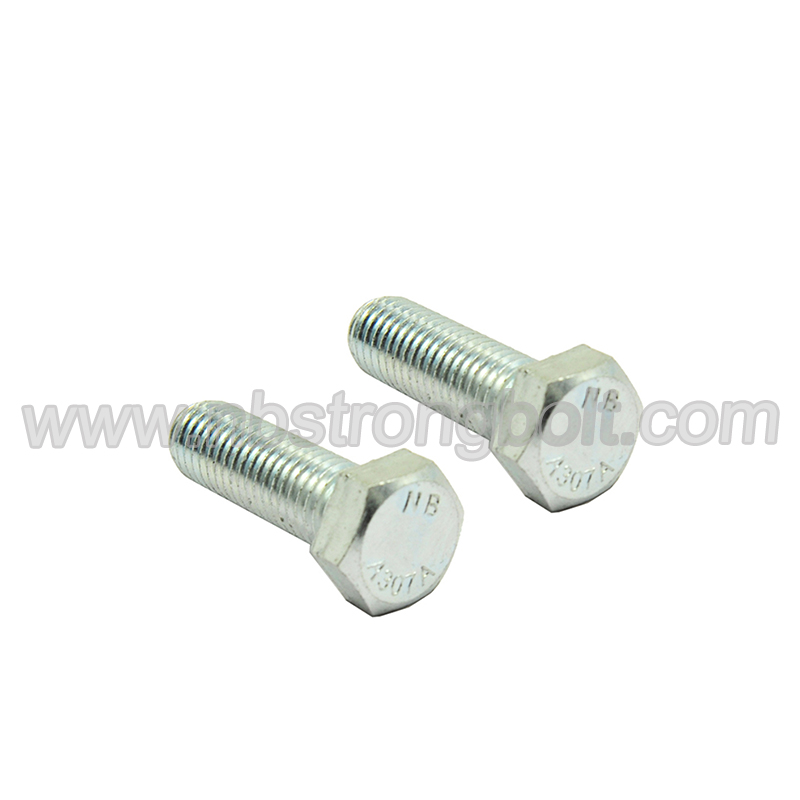 ASTM A307 Grade a Hex Bolt with Zinc Plated