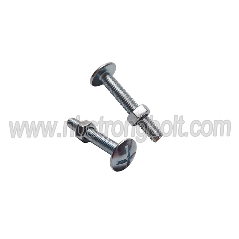 Mushroom Head Roofing Bolt with Nut