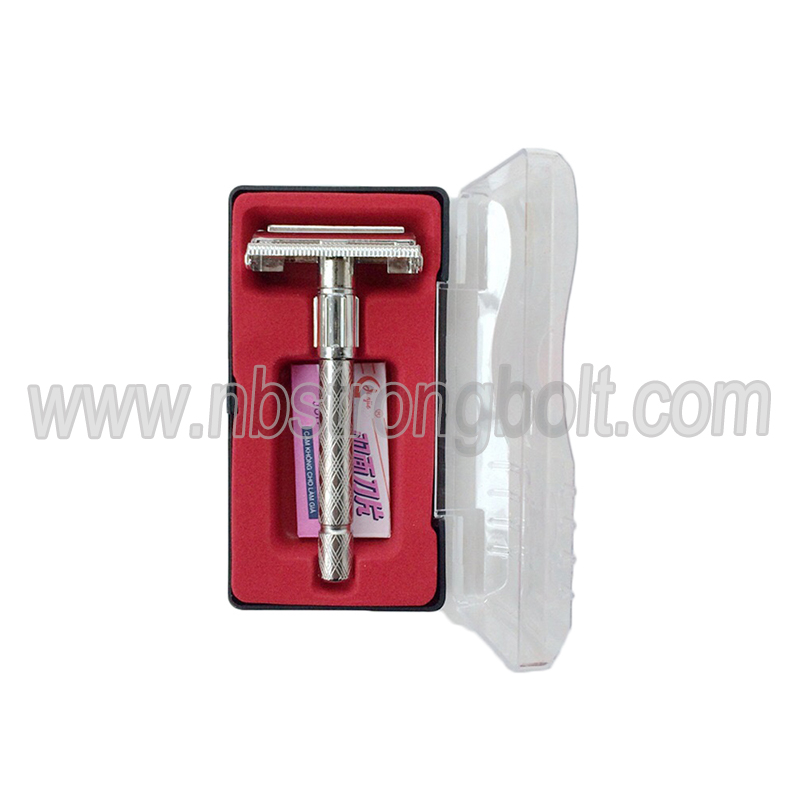 Manual Razor Stainless Steel Double-Sided Blade Men's Shaver